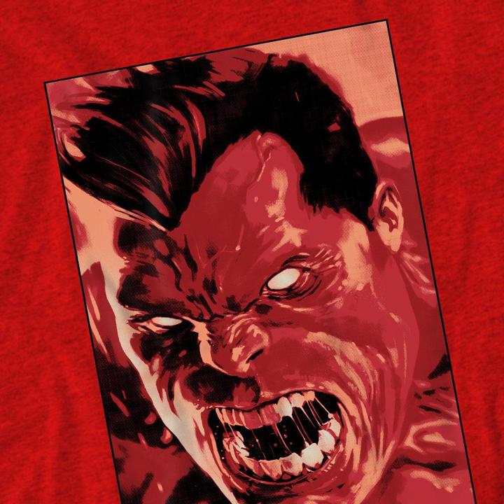 Actual product image Unisex Adult Red Hulk Roar T-Shirt (3XL)