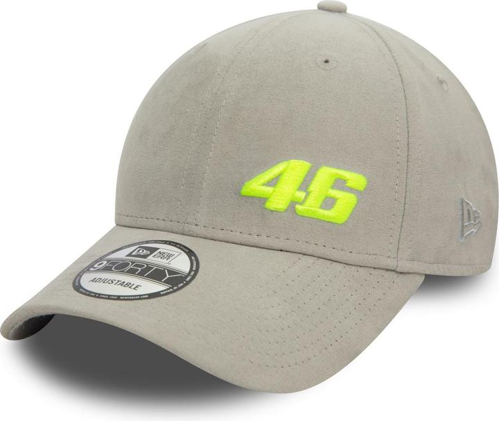 Actual product image New Era 9Forty Strapback Cap - SUEDE VR46 gris