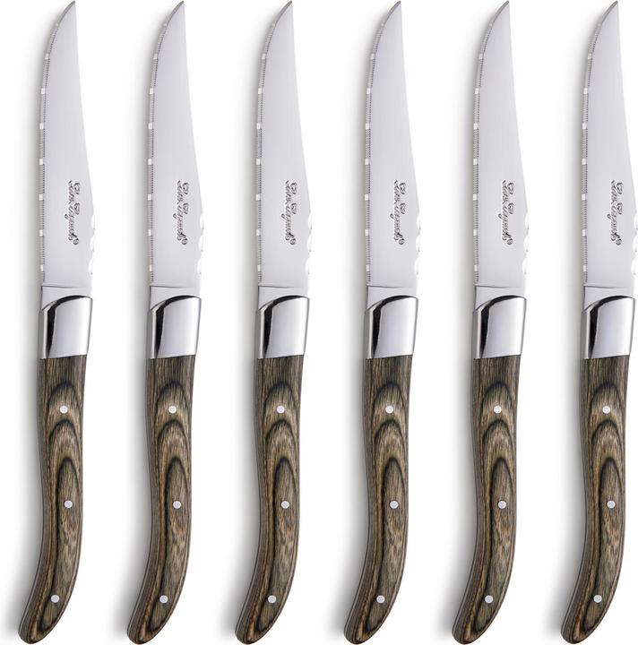 Actual product image Lou laguiole Louis steak knife set (6 Piece, Knife)