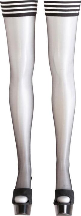 Produktbild Cottelli Collection Strümpfe mit Ringelabschluss (L)