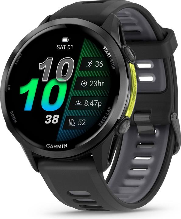 Produktbild Garmin Forerunner 970, 47mm, black/transparent (47 mm)
