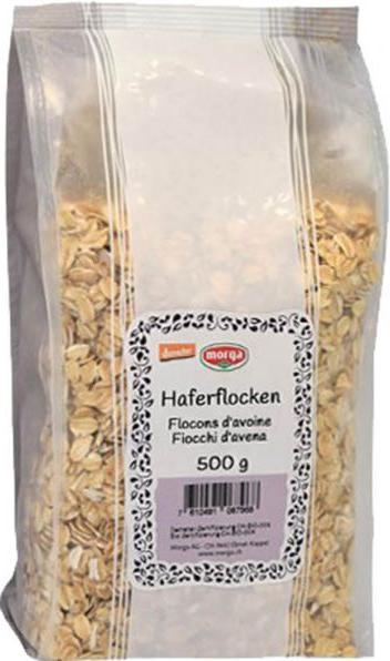 Morga Flocons d'avoine Demeter (500 g)