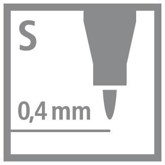 Actual product image STABILO OHPen universal superfine, black, 10 pieces (Black, 0.40 mm, 10 x)