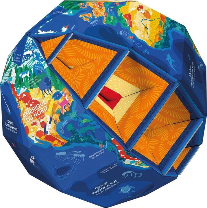 Immagine prodotto Poppik Il mio mappamondo artigianale, Il nostro pianeta