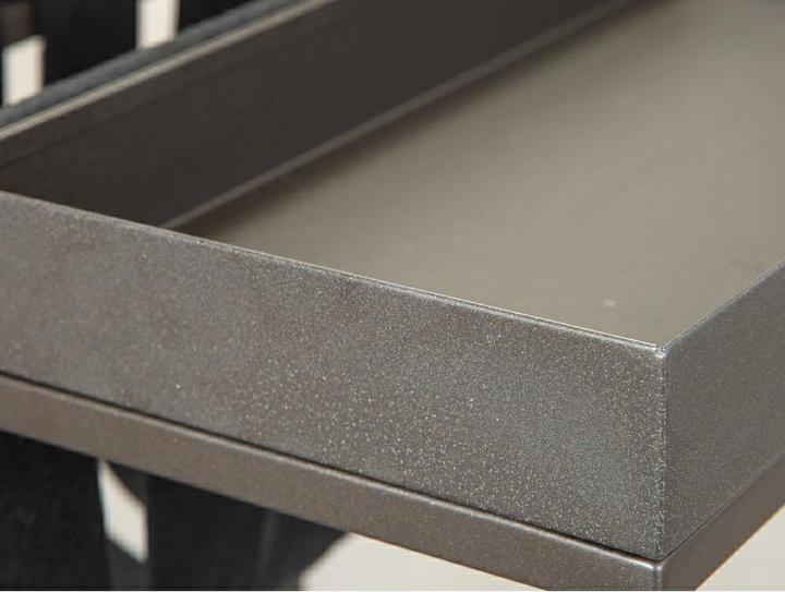 Productafbeelding Inter Link Bijzettafel Manhattan Magazine antraciet zwart (35 x 35 x 40 cm)