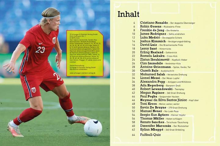 Immagine prodotto Die besten Fussballtricks - Mit Trainingsposter (Tedesco, Hendrik Kranenberg, Sandra Noa, Casa editrice Schwager & Steinlein, 2017)
