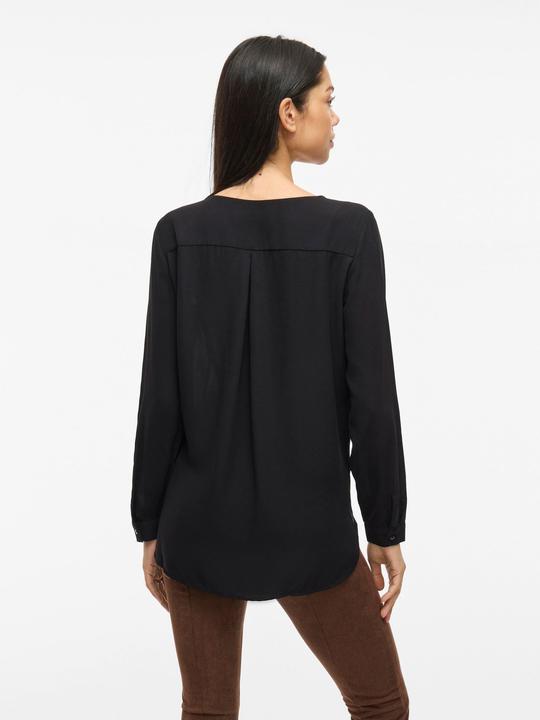 Produktbild Vila High Low geteilter Kragen Hemd (XXL)