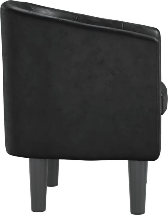 Immagine prodotto VidaXL Clubsessel Schwarz Kunstleder,Farbe: Schwarz,Material