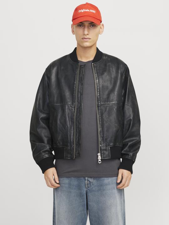 Produktbild Jack & Jones Joraustin Leather Bomber Jkt Styd Aw24 (XL)