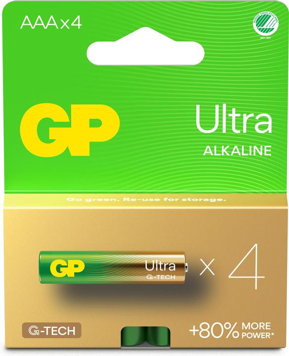 Image du produit GP Batteries GP 24AU-2U4 A21 / LR03 / AAA Ultra Pile (4 pcs, AAA)