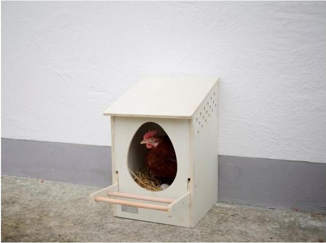 Image du produit Kerbl Nid de ponte en bois, 51x34x53 cm, 73149