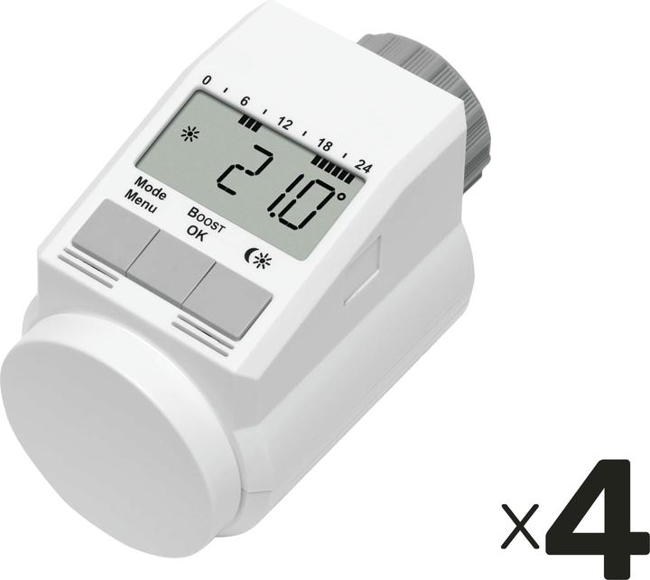 Actual product image Eqiva Radiator thermostat type L 130809G0, 4 pieces