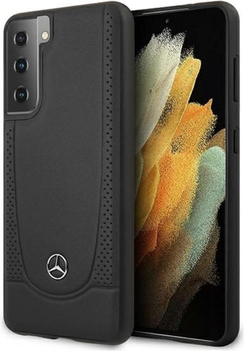 Immagine prodotto Mercedes-Benz Coperchio perforato con logo in metallo (Samsung Galaxy S21+)