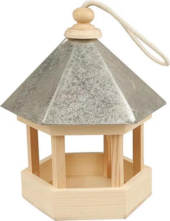 Image du produit Creativ Company Mangeoire pour oiseaux avec toit en zinc