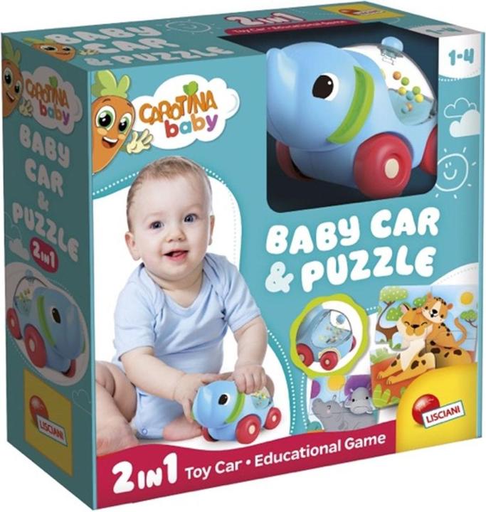 Image du produit Lisciani Carotina Baby Elephant Car & Puzzle