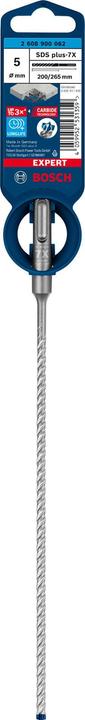 Immagine prodotto Bosch Professional Zubehör Trapano a percussione EXPERT SDS plus-7X, 5 x 200 x 265 mm (5,0 millimetri)