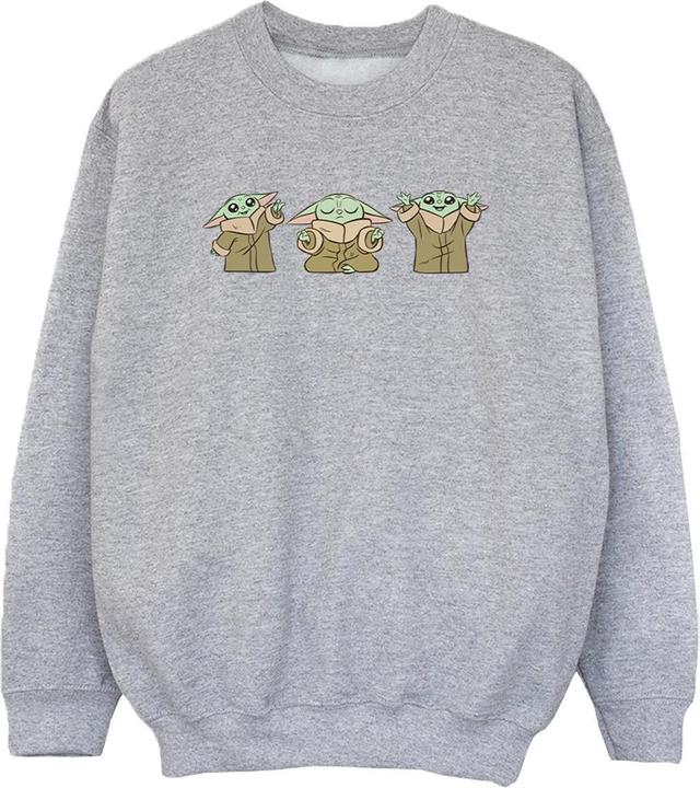 Star Wars The Mandalorian Grogu Poses Sweatshirt Jungen