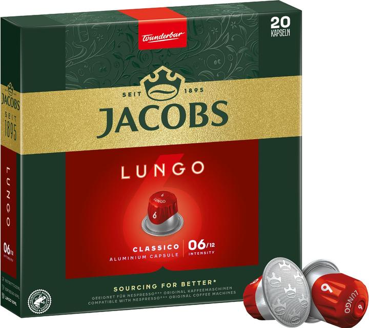 Produktbild Jacobs Lungo Classico (20 x Port.)