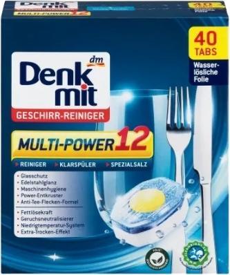 Actual product image dm Denkmit Multi-Power 12 (Tabs, 40 Washing cycles)