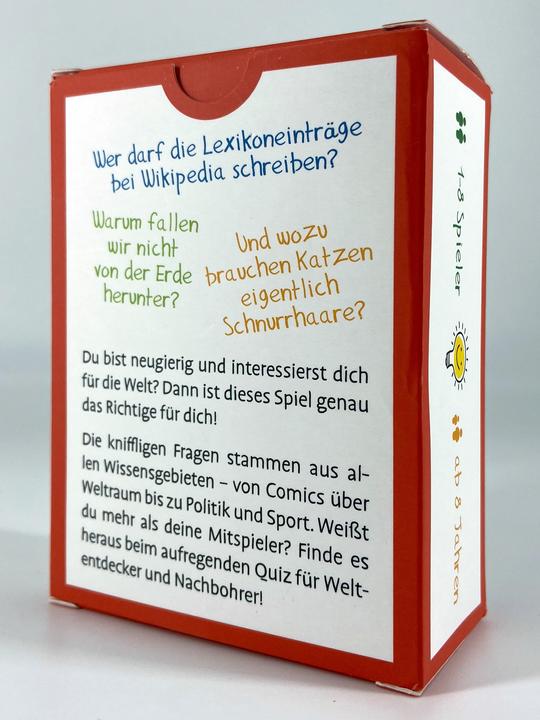 Immagine prodotto Der grosse Wissenstest für Kinder – Was weisst du über die Welt? (Tedesco, Antonia Bauer, Ansbert Kneip, 2020)