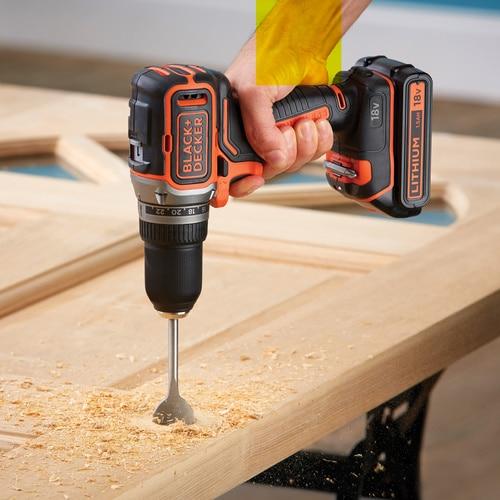 Actual product image Black & Decker Cordless drill screwdriver BL186K (Rechargeable battery operated)
