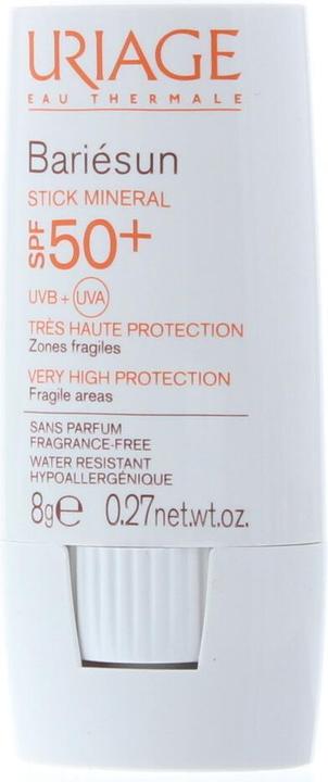 Productafbeelding Uriage Bariesun (Zonne stick, Zonnecrème gezicht, SPF 50+, 8 ml, 8 g)