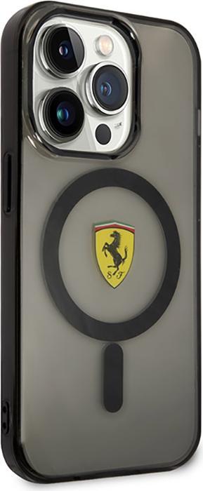 Immagine prodotto Ferrari FEHMP14XURKK Custodia rigida per iPhone 14 Pro Max 6,7" nera/nera Traslucida Magsafe (Apple iPhone 14 Pro Max)