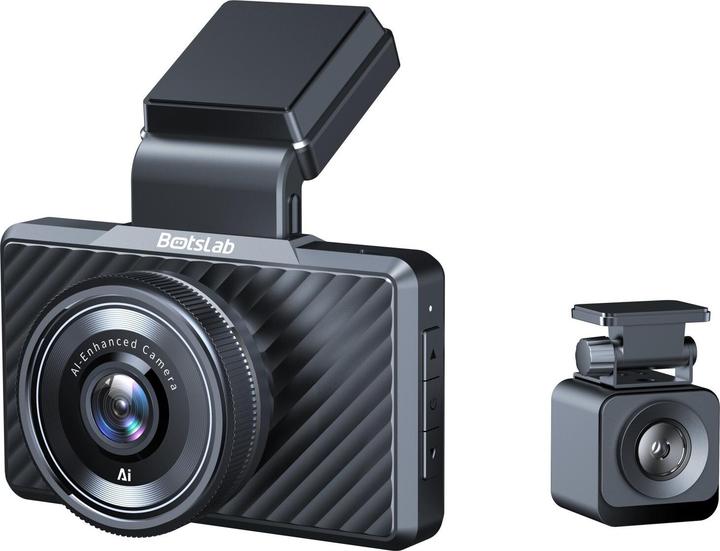 Immagine prodotto Botslab Dash + Rear Camera G500H Pro, 3K, GPS, Wi-Fi, LCD da 3 pollici, nero (Display integrato, Ricevitore GPS, WiFi, Full HD)