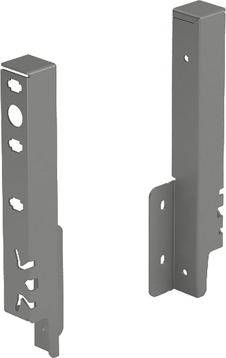 Hettich Rückwandverbinder-Set ArciTech anthrazit (1 Stk.)