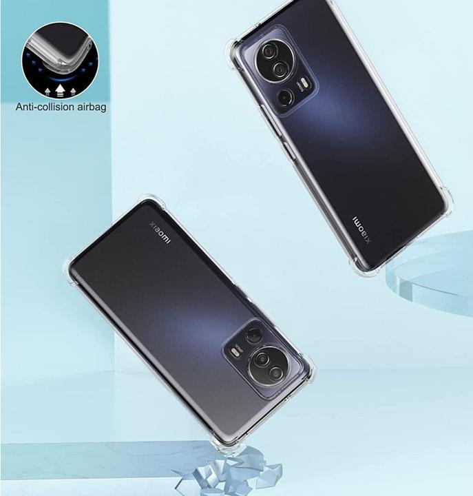 Actual product image Screenguard Xiaomi 13 Lite Case Crystal Soft Airbag Bumper (Xiaomi 13 Lite)