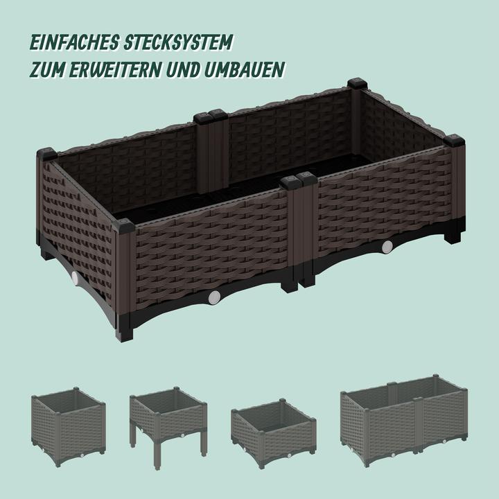 Actual product image Relaxdays Planter