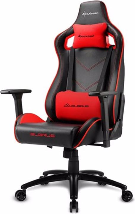 Produktbild Sharkoon Elbrus 2 Gaming Seat Bk/Rd Gaming Seat