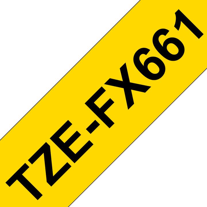 Actual product image Brother P-Touch (4 cm, Yellow)