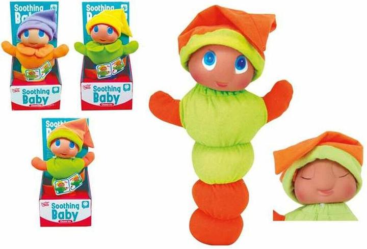 Actual product image BigBuy Fun Baby doll light sound worm 30 cm