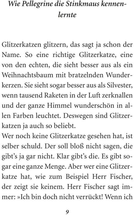 Actual product image Glitter cat and stink mouse (Ole Könnecke, Andreas Steinhöfel, German)