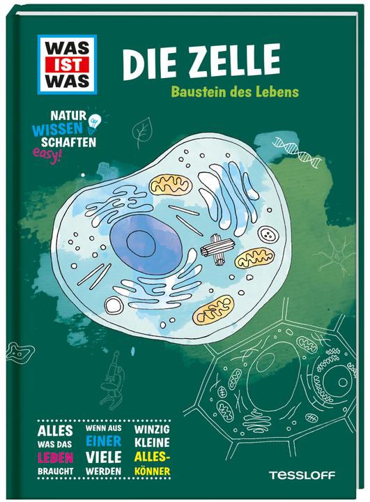 Actual product image Tessloff WAS IST WAS Naturwissenschaften easy! Biologie. Die Zelle (German, Dr Manfred Baur, 2021)