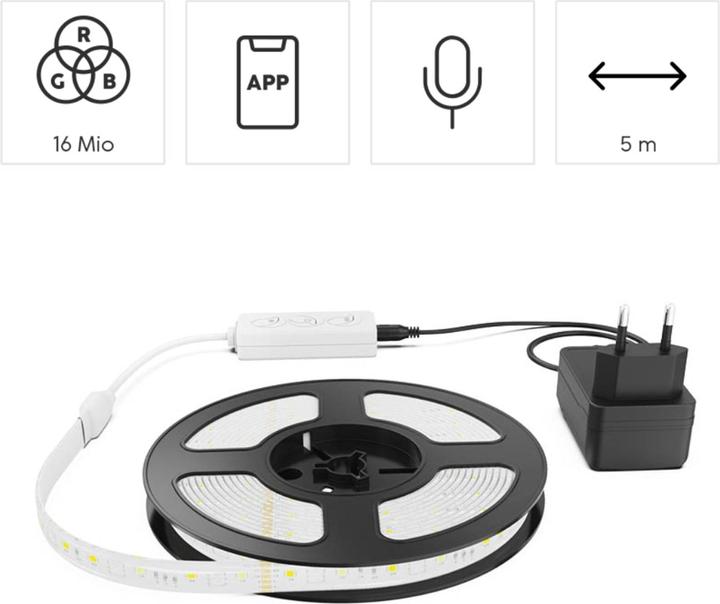 Actual product image Hama LED tape (RGBW, 500 cm, Indoor)