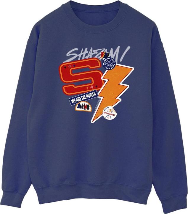 Shazam Fury Of The Gods Sticker Spam Sweatshirt (S)