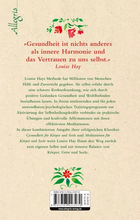 Produktbild Das grosse Buch für Körper und Seele (Deutsch, Louise Hay, 2017)