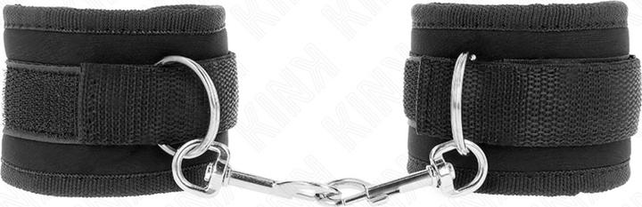Produktbild Kink Nylon Bind-Handhandfesseln Mit Klettverschluss, Schwarz, Modell 2, Verstellbar, 18-35 cm X 6