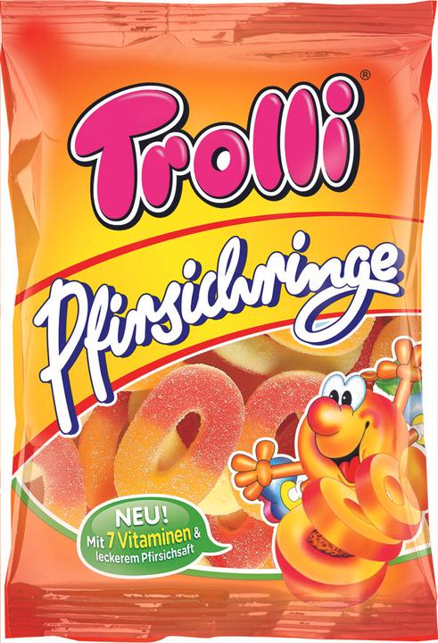 Actual product image Trolli Peach rings (1 pcs., 200 g)