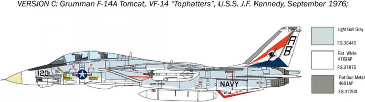 Immagine prodotto 1:72 F-14A Tomcat Pannelli di linea da incasso