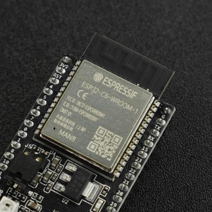 Image du produit DFRobot ESP32 C6 DevKitC-1-N8 Carte de développement 8 Mo SPI Flash