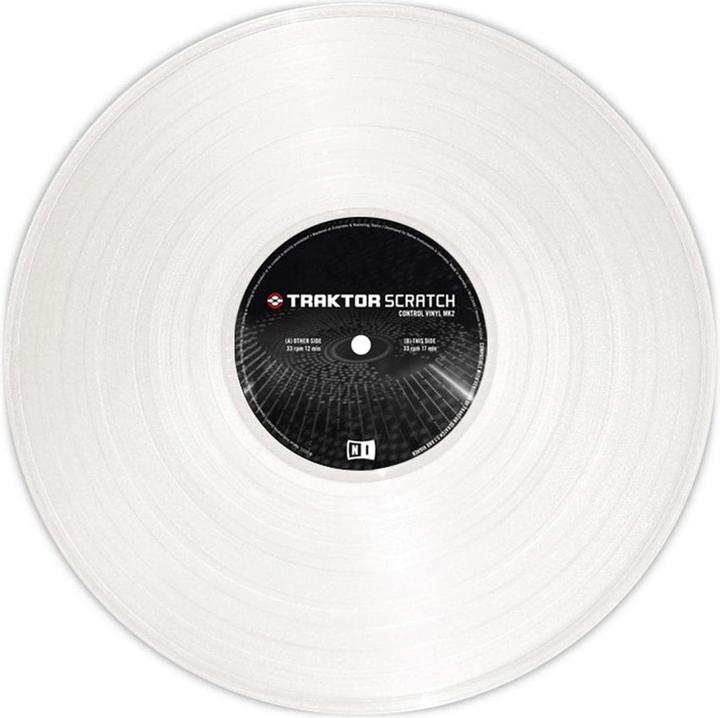 Produktbild Native NI Traktor Scratch Pro Control Vinyl White MKII