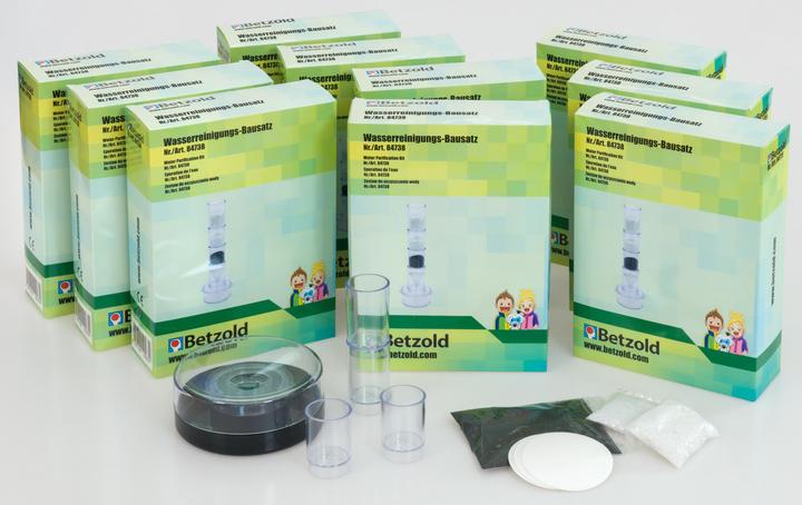 Image du produit Betzold Kit de filtration d'eau dans une boîte de transport