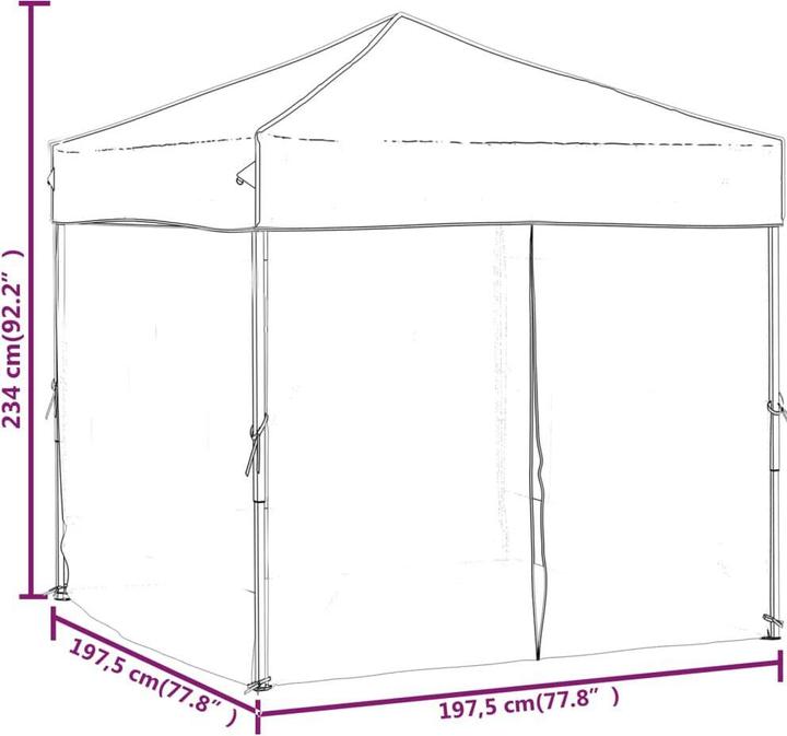 Actual product image VidaXL Clover (197.50 cm, 197.50 cm)