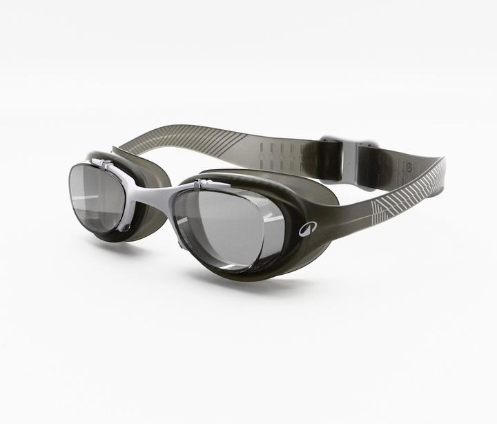 Produktbild Nabaiji Schwimmbrille getönt Grösse L - XBase schwarz/weiss Gläser blau (One Size)