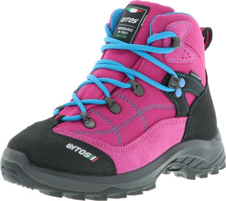 Lytos Kinder Mädchen Wanderschuhe Trekkingschuhe Outdoor pink/türkis (38)