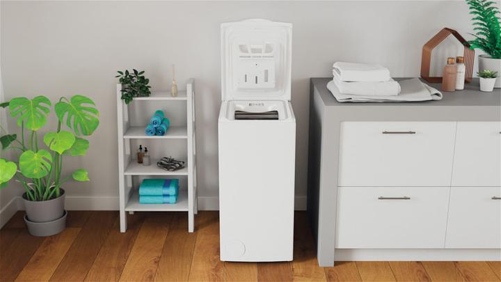 Produktbild Indesit BTW L60400 DE Toplader-Waschmaschine 6 kg 1000 U/min C Weiss (6 kg, Unten, EU-Stecker)