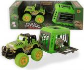 Produktbild Jono Toys Auto-Jeep mit Anhänger und Dino 30 cm Friktion 4-A